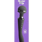 Sugar Pop Bliss Rechargeable Silicone Wand Massager - Black