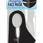 Super Naughty Zipper Mouth Mask - Black