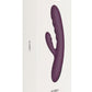 Svakom Avery Silicone Dual Stimulating Rechargeable Vibrator - Purple/Violet