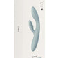 Svakom Chika Rechargeable Silicone App Compatible Interactive Rabbit Vibrator - Gray/Grey
