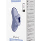 Svakom Echo 2 App Compatible Rechargeable Silicone Heated Finger Vibrator - Blue