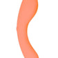 Swan Mini Swan Wand Rechargeable Silicone Glow In The Dark Massager - Glow In The Dark/Orange