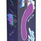 Swan Mini Swan Wand Rechargeable Silicone Glow In The Dark Massager - Glow In The Dark/Purple