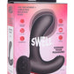 Swell 10x Inflatable Vibrating Silicone Rechargeable Prostate Plug - Black