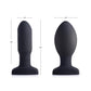 Swell Inflatable Rechargeable Silicone Vibrating Missile Anal Plug