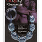 Swirl Pleasure Anal Beads - Blue