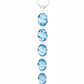 Swirl Pleasure Anal Beads - Blue