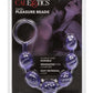 Swirl Pleasure Anal Beads - Purple