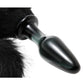 Tailz Midnight Fox Glass Butt Plug with Tail