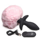 Tailz Moving and Vibrating Bunny Tails Rechargeable Silicone Anal Plug with Remote Control