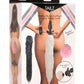 Tailz Vibrating Rechargeable Silicone Anal Plug and 3 Tails with Remote Control - Assorted Colors/Multicolor - Set