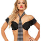 Teacher's Pet Schoolgirl Plaid Tie - Grey