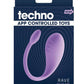 Techno Rave Rechargeable Silicone App Compatible Vibrator - Lavender/Purple