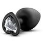 Temptasia Bling Plug Silicone Butt Plug - Black - Large