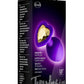 Temptasia Bling Plug Silicone Butt Plug - Purple - Medium
