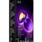 Temptasia Bling Plug Silicone Butt Plug - Purple - Small