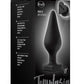 Temptasia Fuck Me Silicone Butt Plug - Black