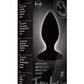 Temptasia Slut Silicone Butt Plug - Black