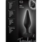 Temptasia Spank Me Silicone Butt Plug - Black