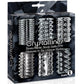 The 9's - Crystalline Cock Sleeves - Clear - 6 Per Pack