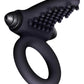 The 9's - S-Bullet Ring Tongue Silicone Vibrating Cock Ring