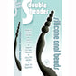 The 9's - S-Double Header Double Ended Silicone Anal Beads - Black