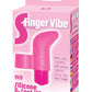 The 9's - S-Finger Silicone G-Spot Vibrator - Pink