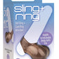 The 9's - Sling and Ring Cock Ring and Ball Sling - Smoke