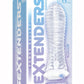 The 9's - Vibrating Sextenders, Ribbed - Clear
