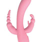 The Beat Trifecta Rechargeable Silicone Multifunction Rabbit Vibrator