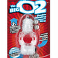 The Big O 2 Vibrating Double Ring - Clear