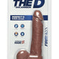 The D Perfect D Firmskyn Dildo with Balls - Brown/Caramel - 8in