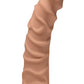 The D Ragin D Ultraskyn Dildo - Brown/Caramel - 8in