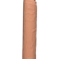 The D Realistic D Ultraskyn Dildo - Flesh/Vanilla - 12in