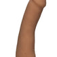 The D Slim D Ultraskyn Dildo - Brown/Caramel - 6in