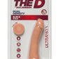 The D Slim D Ultraskyn Dildo - Flesh/Vanilla - 6in