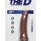 The D Thin D Firmskyn Dildo - Caramel - 7in