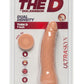 The D Thin D Ultraskyn Dildo - Flesh/Vanilla - 7in