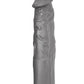 The Greatest Extender Silicone Penis Sleeve - Gray/Grey - 7.5in