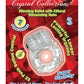 The Macho Crystal Collection Pulsating Erection Keeper Vibrating Cock Ring - Clear