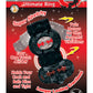 The Macho Ultimate Ring Double Power Cock and Ball Vibrating Cock Ring - Black