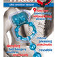The Macho Ultra Erection Keeper Vibrating Cock Ring - Blue