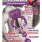 The Macho Ultra Erection Keeper Vibrating Cock Ring - Purple