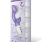 The Come Hither G-Kiss Butterfly Silicone Rechargeable Rabbit Vibrator - Purple