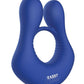 The Deluxe Rabbit Ring Rechargeable Silicone Couples Ring