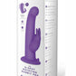 The G-Spot Rotating Rabbit Peg Rechargeable Silicone Vibrator - Purple