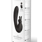The Internal Rabbit Rechargeable Silicone Vibrator - Black