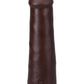 The Realistic Cock Ultraskyn Removable Vac-U-Lock Suction Cup - Chocolate - 7in