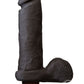 The Realistic Cock Ultraskyn Vibrating Dildo - Black - 8in
