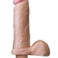 The Realistic Cock Vibrating Dildo - Vanilla - 8in